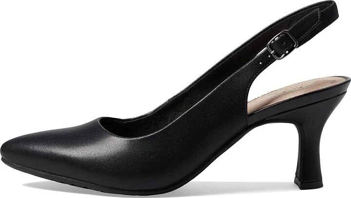 Clarks Kataleyna Step Women's Shoes Black Leather : 6 B - Medium, Leather/Rubber - Image 5
