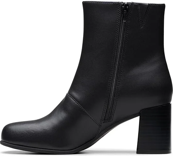 Clarks Keirsta Faye Women's Boots Black Leather : 11 B - Medium - Image 5
