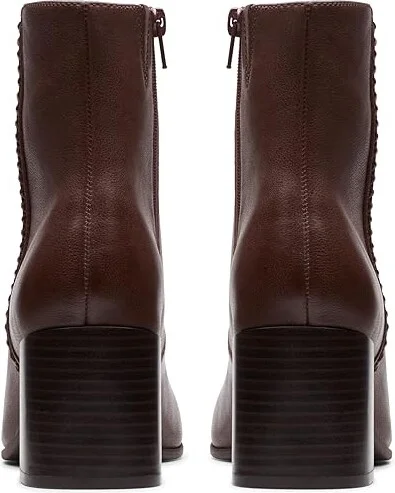 Clarks Keirsta Faye Women's Boots Brown Leather : 12 B - Medium - Image 4