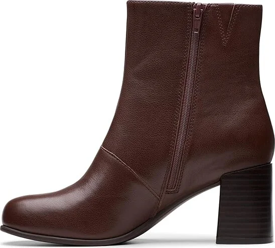 Clarks Keirsta Faye Women's Boots Brown Leather : 12 B - Medium - Image 5