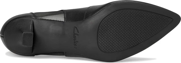Clarks Kepley Cora Women's Shoes Black Leather : 10 B - Medium, Leather/Synthetic - Image 3