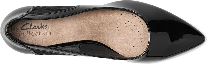 Clarks Kepley Cora Women's Shoes Black Patent Synthetic : 11 D - Wide, Leather/Synthetic - Image 2