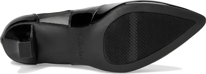 Clarks Kepley Cora Women's Shoes Black Patent Synthetic : 11 D - Wide, Leather/Synthetic - Image 3