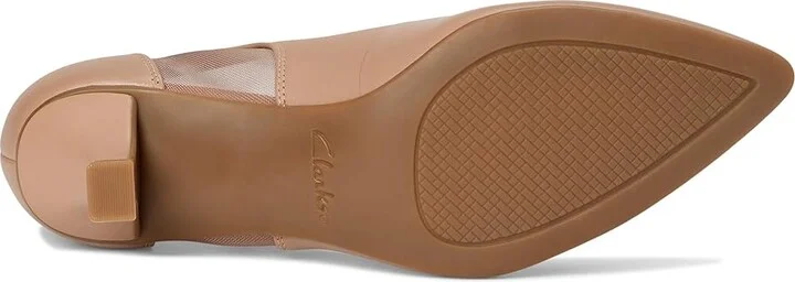 Clarks Kepley Cora Women's Shoes Warm Beige Leather : 8 B - Medium, Leather/Synthetic - Image 3