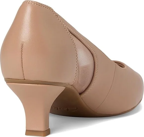 Clarks Kepley Cora Women's Shoes Warm Beige Leather : 8 B - Medium, Leather/Synthetic - Image 4