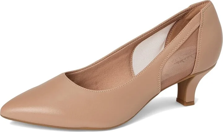 Clarks Kepley Cora Women's Shoes Warm Beige Leather : 8 B - Medium, Leather/Synthetic - Image 5