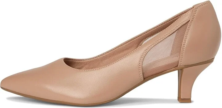 Clarks Kepley Cora Women's Shoes Warm Beige Leather : 8 B - Medium, Leather/Synthetic - Image 6