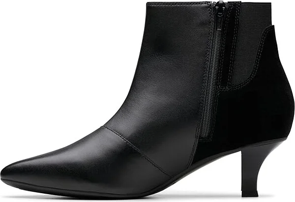 Clarks Kepley Erin Women's Boots Black Leather : 5.5 B - Medium, Leather/Rubber - Image 6
