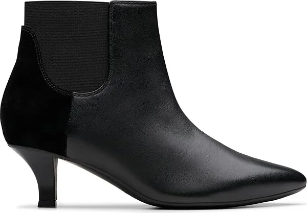 Clarks Kepley Erin Women's Boots Black Leather : 5.5 B - Medium, Leather/Rubber - Image 7