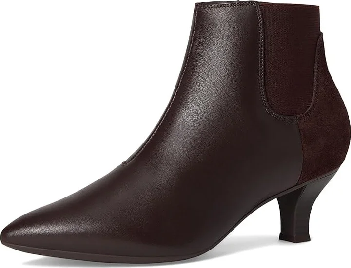 Clarks Kepley Erin Women's Boots Dark Brown Leather : 8.5 B - Medium, Leather/Rubber - Image 5