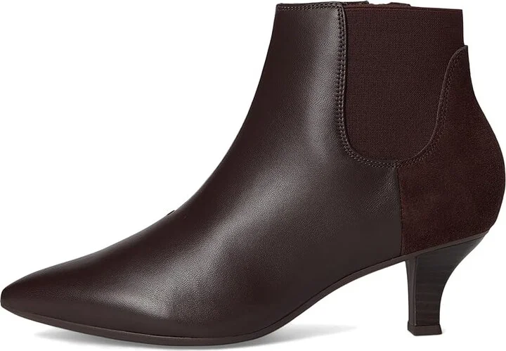 Clarks Kepley Erin Women's Boots Dark Brown Leather : 8.5 B - Medium, Leather/Rubber - Image 6