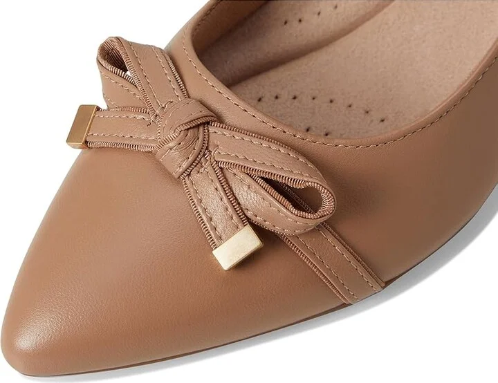 Clarks Kepley Holly High Women's Heels Warm Beige Leather : 9 D - Wide - Image 7