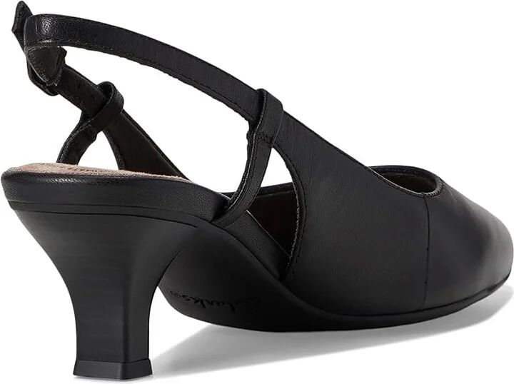 Clarks Kepley Lane High Women's Heels Black Leather : 6.5 B - Medium, Leather/Rubber - Image 4