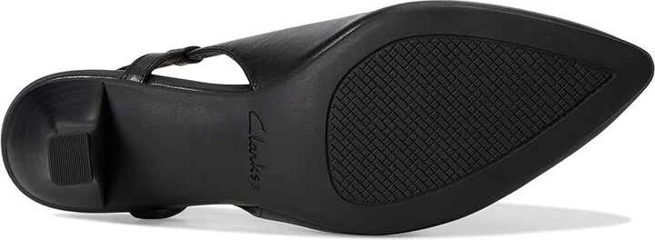 Clarks Kepley Lane High Women's Heels Black Leather : 6.5 B - Medium, Leather/Rubber - Image 7
