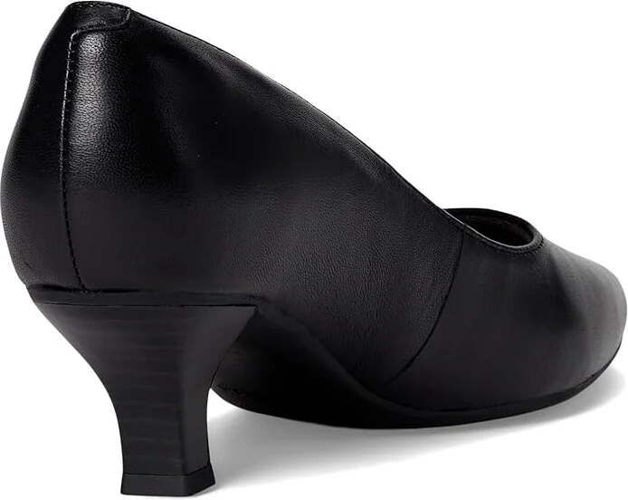 Clarks Kepley Vine High Women's Heels Black Leather : 6.5 B - Medium, Leather/Rubber - Image 4