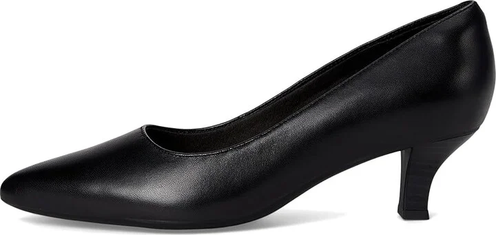Clarks Kepley Vine High Women's Heels Black Leather : 6.5 B - Medium, Leather/Rubber - Image 6
