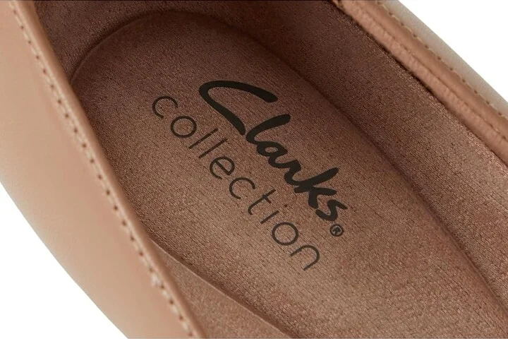 Clarks Kepley Vine High Women's Heels Warm Beige Leather : 11 D - Wide, Leather/Rubber - Image 7