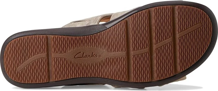 Clarks Kitly Slide Women's Sandals Metallic Leather : 8.5 C - Wide - Image 3