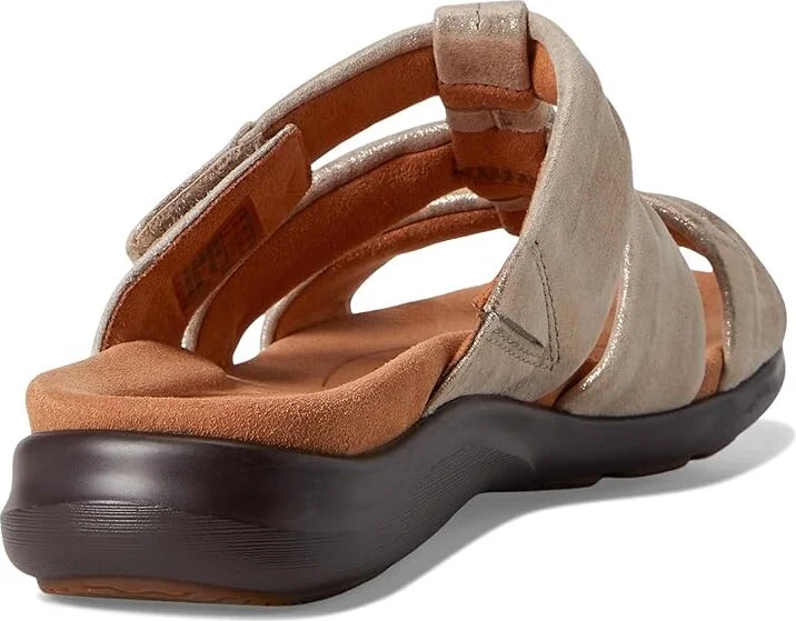 Clarks Kitly Slide Women's Sandals Metallic Leather : 8.5 C - Wide - Image 4