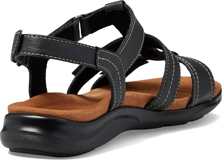 Clarks Kitly Step Women's Shoes Black/Black Leather : 6 B - Medium - Image 4