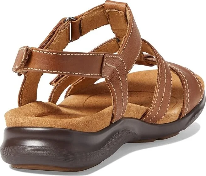 Clarks Kitly Step Women's Shoes Tan Leather : 5.5 B - Medium - Image 4