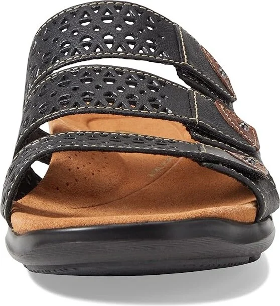 Clarks Kitly Walk Women's Shoes Black Leather : 5 B - Medium - Image 2