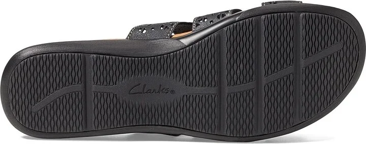 Clarks Kitly Walk Women's Shoes Black Leather : 5 B - Medium - Image 3
