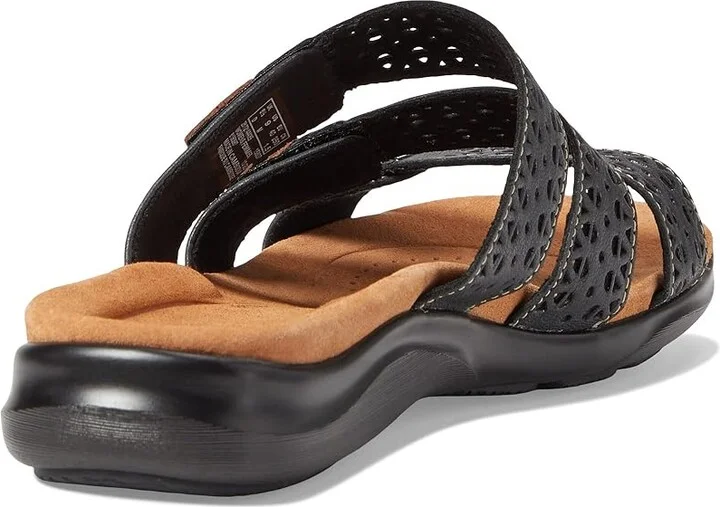 Clarks Kitly Walk Women's Shoes Black Leather : 5 B - Medium - Image 4