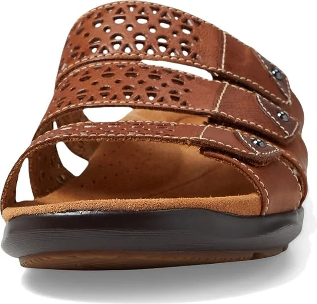 Clarks Kitly Walk Women's Shoes Tan Leather : 5 B - Medium - Image 2