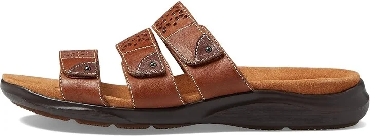 Clarks Kitly Walk Women's Shoes Tan Leather : 5 B - Medium - Image 5