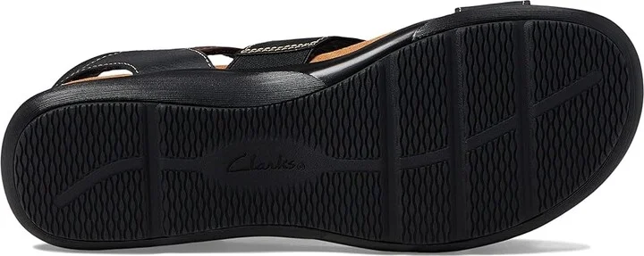 Clarks Kitly Way Women's Shoes Black Leather : 5 B - Medium - Image 3