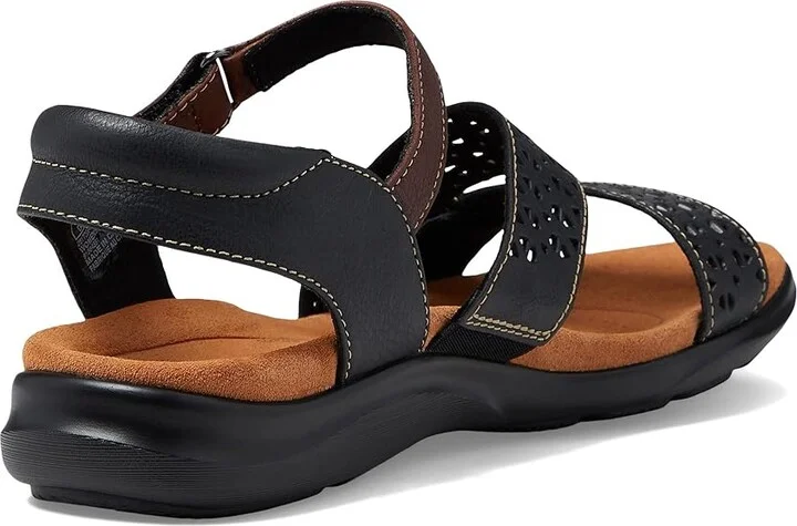 Clarks Kitly Way Women's Shoes Black Leather : 5 B - Medium - Image 4
