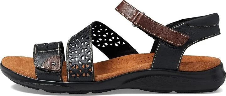 Clarks Kitly Way Women's Shoes Black Leather : 5 B - Medium - Image 5