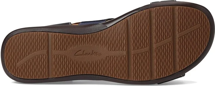 Clarks Kitly Way Women's Shoes Navy Leather : 7.5 C - Wide - Image 3