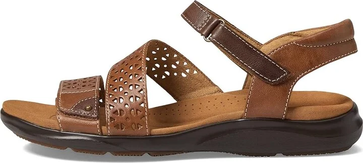 Clarks Kitly Way Women's Shoes Tan Leather : 5 B - Medium - Image 5