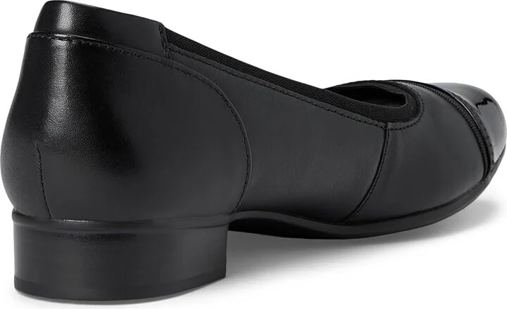 Clarks Krystine May High Women's Heels Black Leather : 6 C - Wide, Leather/Rubber - Image 4