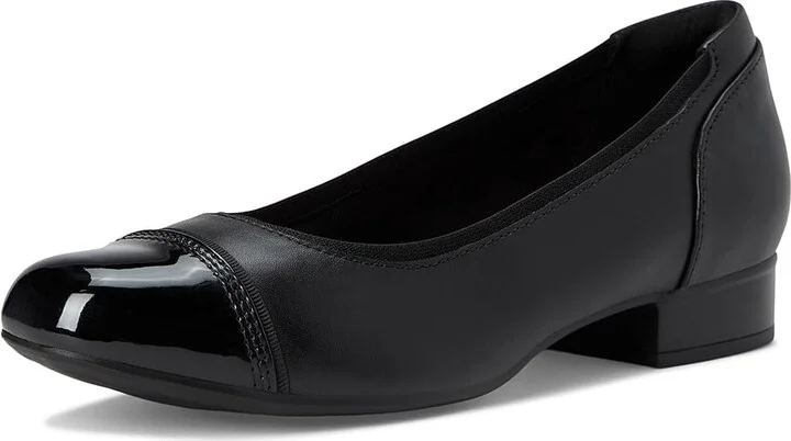 Clarks Krystine May High Women's Heels Black Leather : 6 C - Wide, Leather/Rubber - Image 5