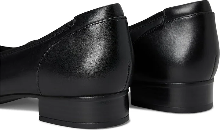 Clarks Krystine May High Women's Heels Black Leather : 6 C - Wide, Leather/Rubber - Image 7