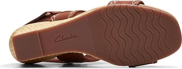 Clarks Kyarra Rose Women's Sandals Tan Nubuck : 12 B - Medium, Leather/Rubber - Image 3