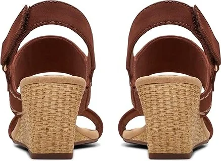 Clarks Kyarra Rose Women's Sandals Tan Nubuck : 12 B - Medium, Leather/Rubber - Image 6