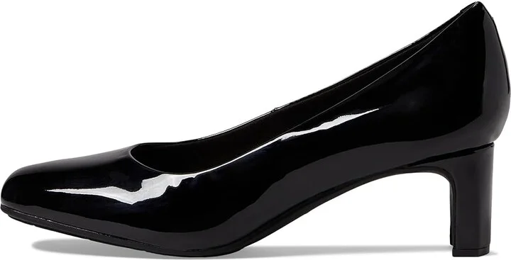 Clarks Kyndall Iris High Women's Heels Black Patent Synthetic : 11 B - Medium, Leather - Image 5