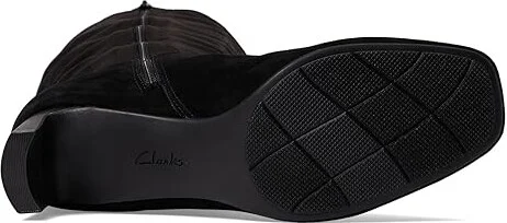 Clarks Kyndall Rise Women's Boots Black Combi : 8.5 B - Medium, Synthetic/Textile - Image 3