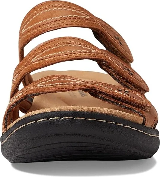 Clarks Laurieann Ayla Women's Shoes Dark Tan Leather : 6 B - Medium - Image 2