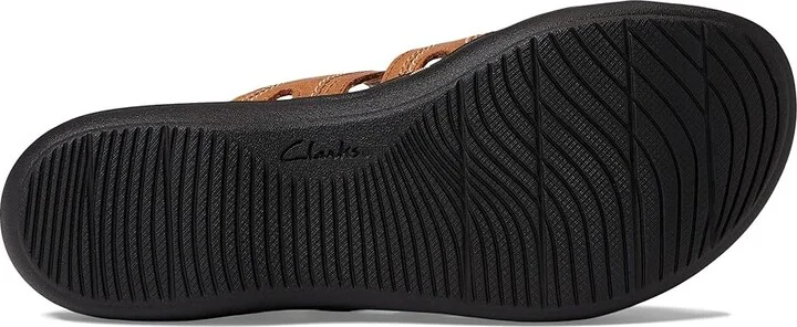 Clarks Laurieann Ayla Women's Shoes Dark Tan Leather : 6 B - Medium - Image 3