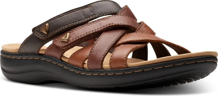 Clarks Laurieann Bali Strappy Platform Slide Sandals