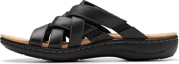 Clarks Laurieann Bali Women's Sandals Black Leather : 12 A - Narrow, Leather/Rubber - Image 5