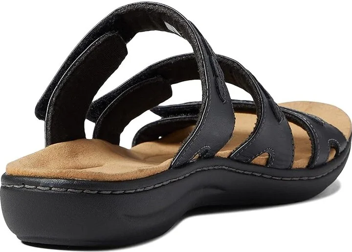 Clarks Laurieann Cove Women's Shoes Black Leather : 9.5 A - Narrow - Image 4