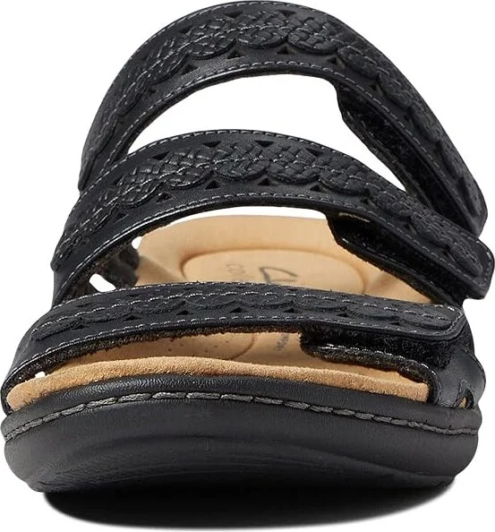 Clarks Laurieann Cove Women's Shoes Black Leather : 9.5 A - Narrow - Image 5