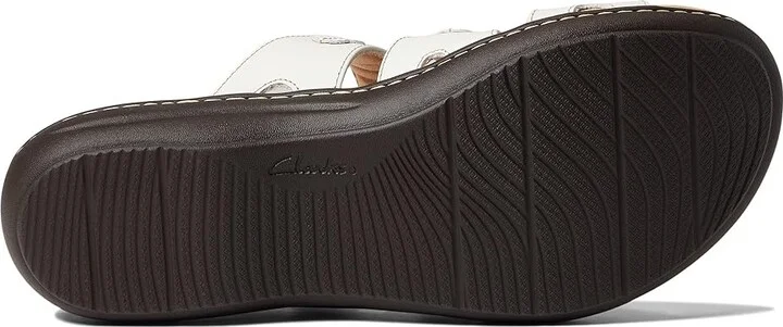 Clarks Laurieann Cove Women's Shoes White Leather : 7 A - Narrow - Image 3