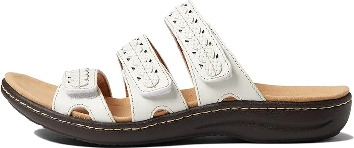 Clarks Laurieann Cove Women's Shoes White Leather : 7 A - Narrow - Image 6